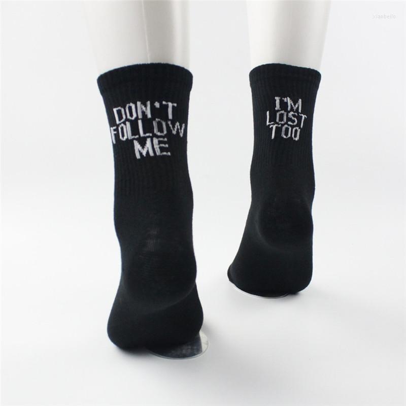 Men's Socks Men's Sock DON'T FOLLOW ME I'M LOST TOO Casual English Letters Cotton Spring Autumn Breathable Unisex Sports Sox, 02
Men's Socks Men's Sock DON'T FOLLOW ME I'M LOST TOO Casual English Letters Cotton Spring Autumn Breathable Unisex Sports Sox, 02