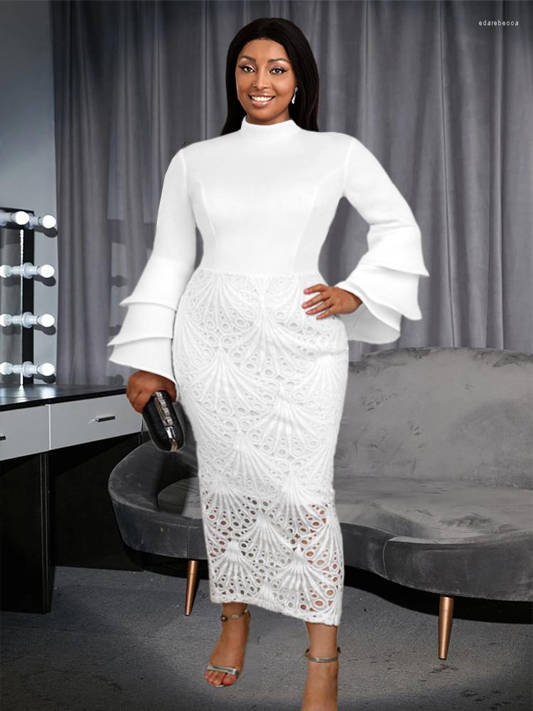 Plus Size Dresses White Lace Women High Neck Long Sleeve Cover Bodycon Robe Classy Evening Party Birthday Outfits 2022 Fall Gown
Plus Size Dresses White Lace Women High Neck Long Sleeve Cover Bodycon Robe Classy Evening Party Birthday Outfits 2022 Fall Gown