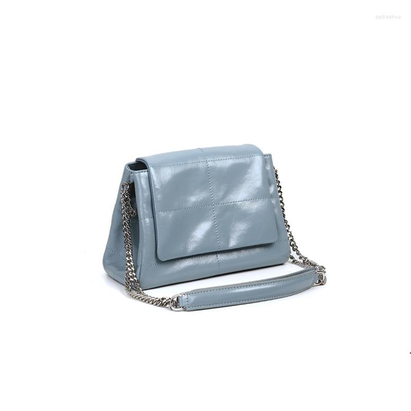 Evening Bags Fashion Genuine Leather Oil Wax All-match Sewing Thread Concise Chain Bag Shoulder Crossbody Office Daily, White
Evening Bags Fashion Genuine Leather Oil Wax All-match Sewing Thread Concise Chain Bag Shoulder Crossbody Office Daily, White