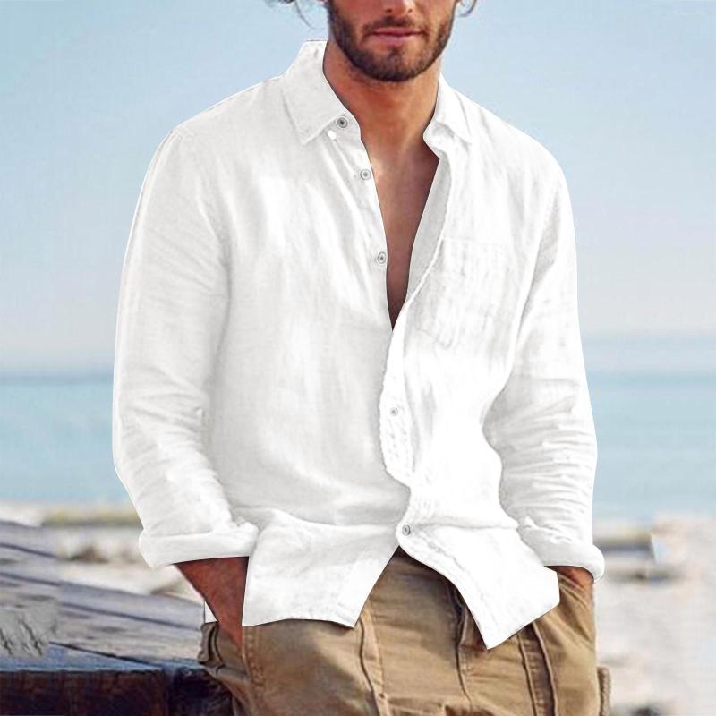 Men's Casual Shirts Rolled Collar Male Autumn Pocket Shirt Turn Down Button Long Sleeve Blouse Fall Fashion Tops Men, Army green
Men's Casual Shirts Rolled Collar Male Autumn Pocket Shirt Turn Down Button Long Sleeve Blouse Fall Fashion Tops Men, Army green