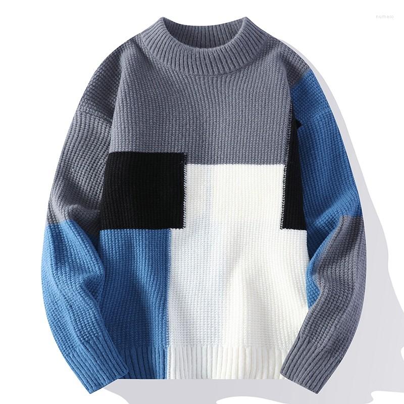 Men's Sweaters Sweater Men Streetwear Autumn Winter Hip Hop Color Stitching Casual Pullover Knitted Couple Oversized, Blue
Men's Sweaters Sweater Men Streetwear Autumn Winter Hip Hop Color Stitching Casual Pullover Knitted Couple Oversized, Blue