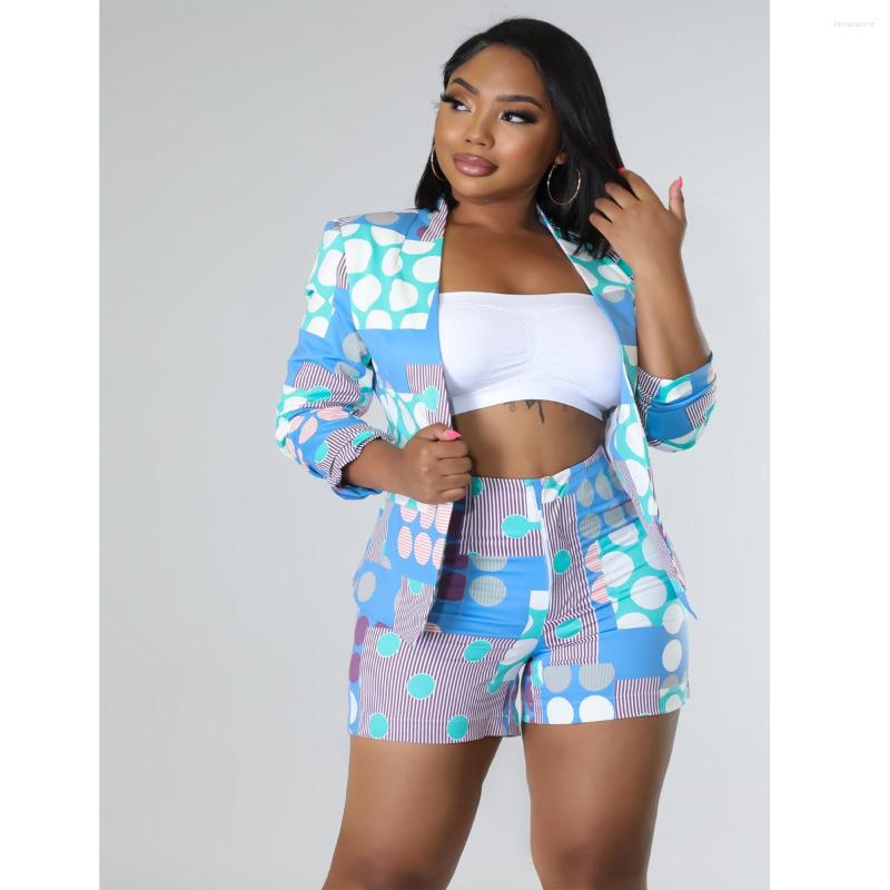 Women' Tracksuits Spring And Autumn Women Two Piece Outfits Elegant Blazer Work Office Long Sleeve Sport Jacket & Slim Shorts Set, Blue
Women' Tracksuits Spring And Autumn Women Two Piece Outfits Elegant Blazer Work Office Long Sleeve Sport Jacket & Slim Shorts Set, Blue