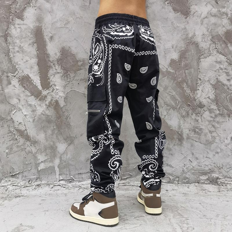Men' Pants Colorich Hip Hop Casual Men Joggers Trendy Paisley Printed Male Cargo Sportswear With Zip Pocket Sweatpants Black
Men' Pants Colorich Hip Hop Casual Men Joggers Trendy Paisley Printed Male Cargo Sportswear With Zip Pocket Sweatpants Black