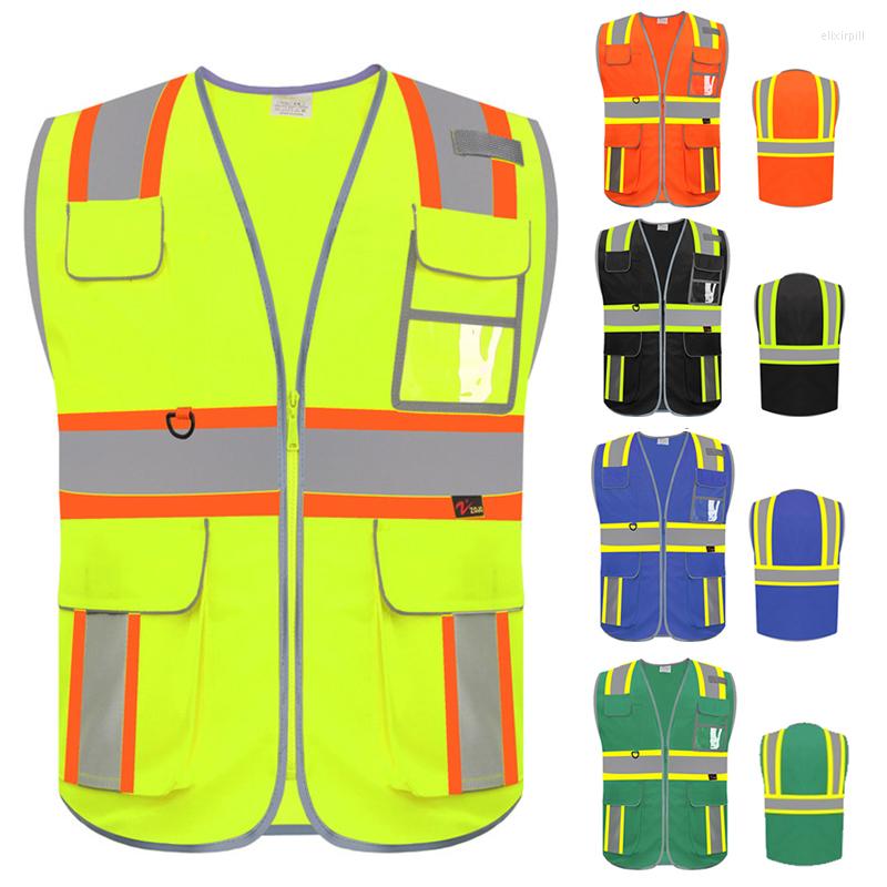 Men's Vests Outdoor Work Reflective Safety Jacket Sports Motorcycle Riding Running Fishing Vest Sanitation High Visibility, Red 1
Men's Vests Outdoor Work Reflective Safety Jacket Sports Motorcycle Riding Running Fishing Vest Sanitation High Visibility, Red 1