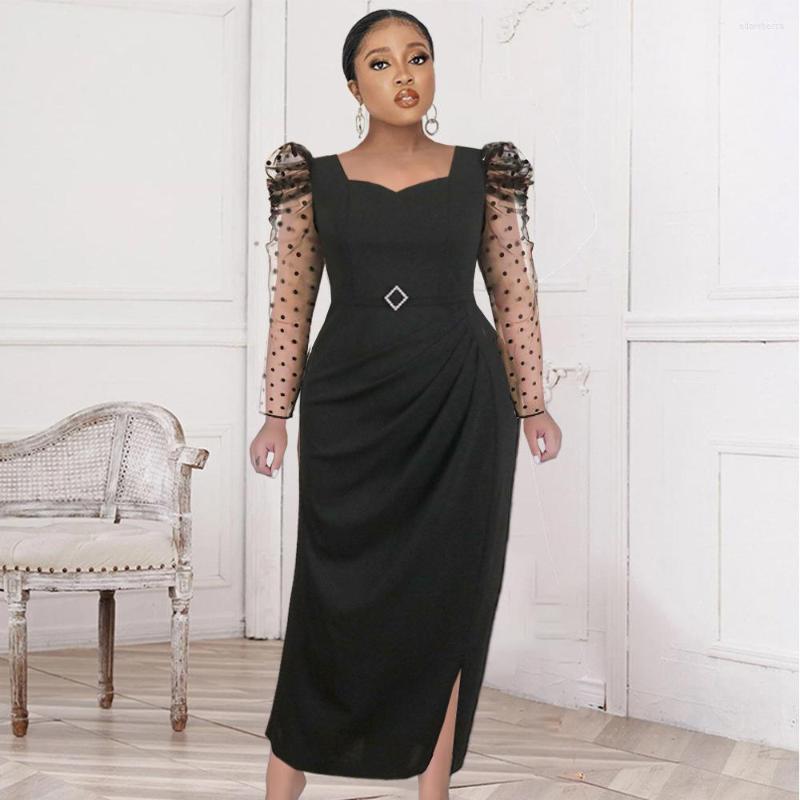 Plus Size Dresses Large Women's Dress Fashion Sexy Perspective Mesh Dot Long Sleeve Banquet High Waist Hip Wrap Women Clothing, Black
Plus Size Dresses Large Women's Dress Fashion Sexy Perspective Mesh Dot Long Sleeve Banquet High Waist Hip Wrap Women Clothing, Black