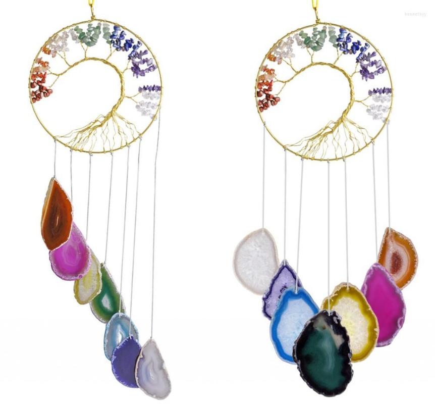 Jewelry Pouches TUMBEELLUWA Chakra Crystal Tree Of Life Ornament & Agate Geode Slices Wind Chime Suncatcher Window Wall Decor Hanging
Jewelry Pouches TUMBEELLUWA Chakra Crystal Tree Of Life Ornament & Agate Geode Slices Wind Chime Suncatcher Window Wall Decor Hanging