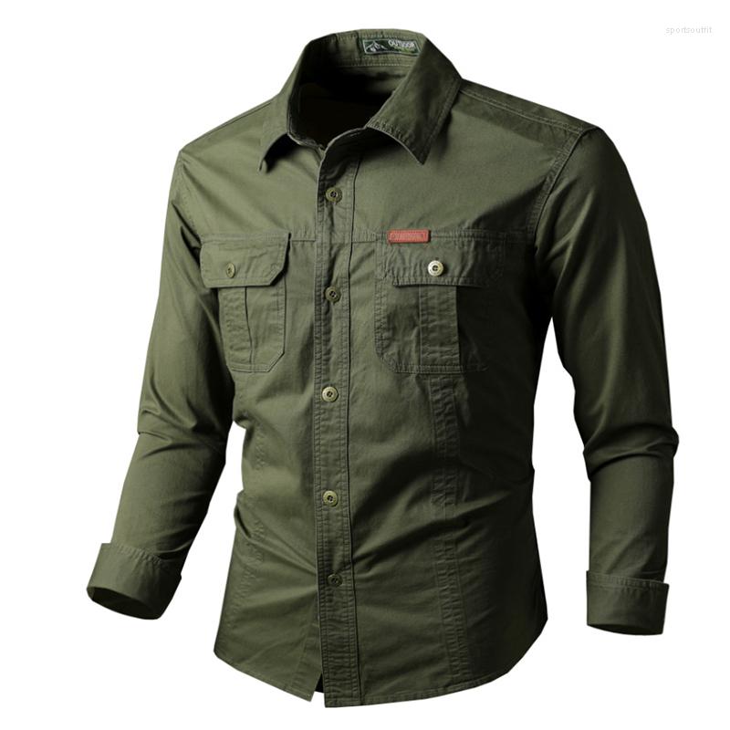 Men's Casual Shirts Cotton Spring And Autumn Tooling Long-sleeved Young Middle-aged Outdoor Leisure Large Size Mens, Beige
Men's Casual Shirts Cotton Spring And Autumn Tooling Long-sleeved Young Middle-aged Outdoor Leisure Large Size Mens, Beige