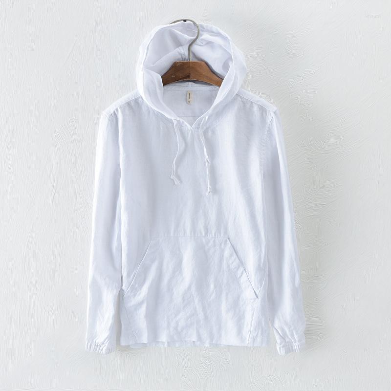 Men's Hoodies Casual Long Sleeve With Kangaroo Pocket White Khaki Black Summer Hooded Linen Sweatshirts Men Minimalist
Men's Hoodies Casual Long Sleeve With Kangaroo Pocket White Khaki Black Summer Hooded Linen Sweatshirts Men Minimalist
