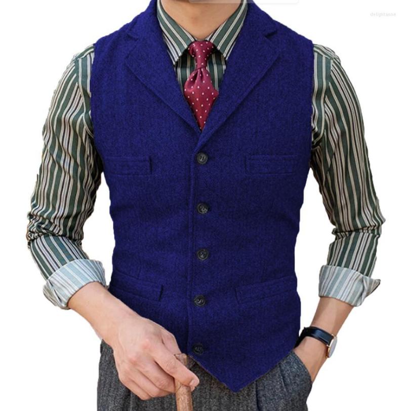 Men's Vests Vest For Men Lapel Herringbone Wool Single Breasted Casual Formal Business Groomman Wedding, Black
Men's Vests Vest For Men Lapel Herringbone Wool Single Breasted Casual Formal Business Groomman Wedding, Black
