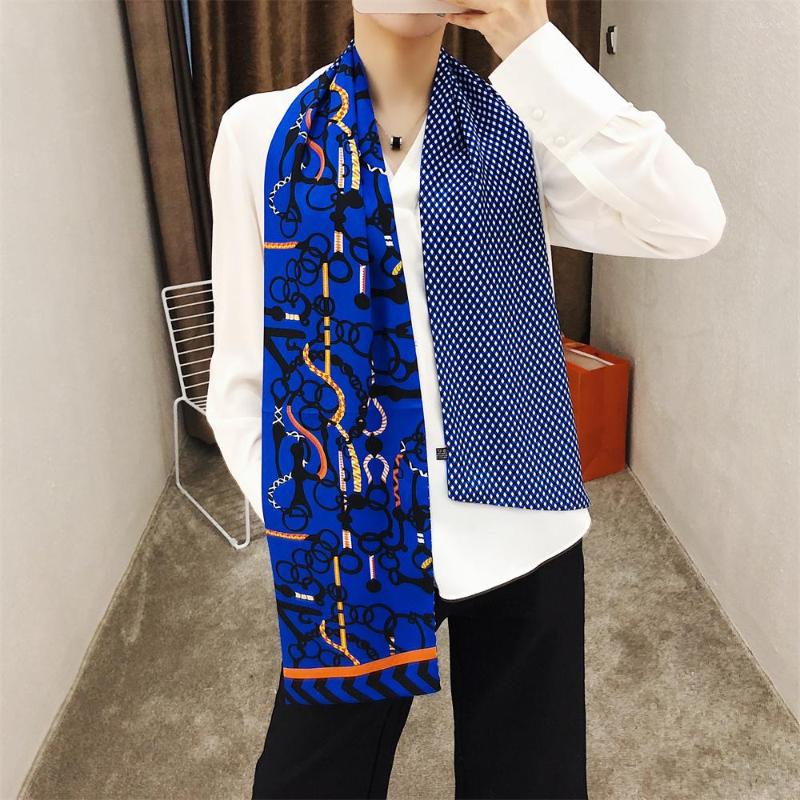 Scarves 160cm Design Belts Plaid Twill Scarf Double-deck Women Tie Head Silk & Wraps Neckerchief For Ladies
Scarves 160cm Design Belts Plaid Twill Scarf Double-deck Women Tie Head Silk & Wraps Neckerchief For Ladies