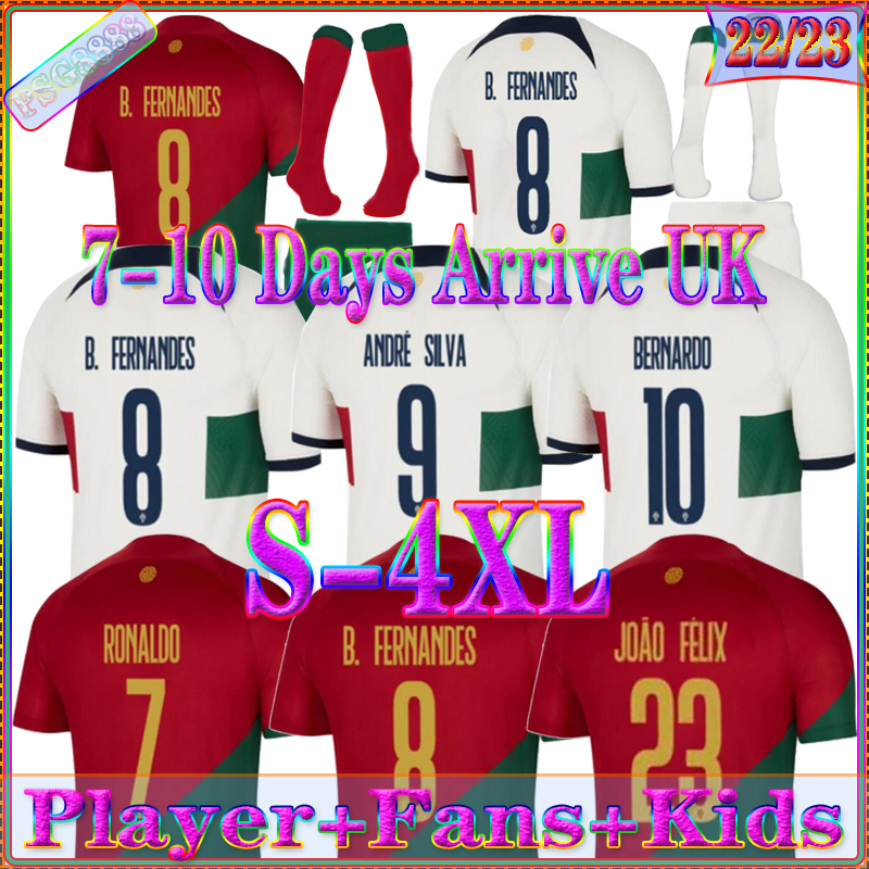 22 23 PortuguesaS Fsan Player soccer jerseys Maillot Foot JOAO FELIX RUBEN NEVES BRUNO FERNANDES DIEGO J. OTAVIO 2022 2023 PortugueseS football shirt Men Kids kit sets, (adult kids socks)
22 23 PortuguesaS Fsan Player soccer jerseys Maillot Foot JOAO FELIX RUBEN NEVES BRUNO FERNANDES DIEGO J. OTAVIO 2022 2023 PortugueseS football shirt Men Kids kit sets, (adult kids socks)