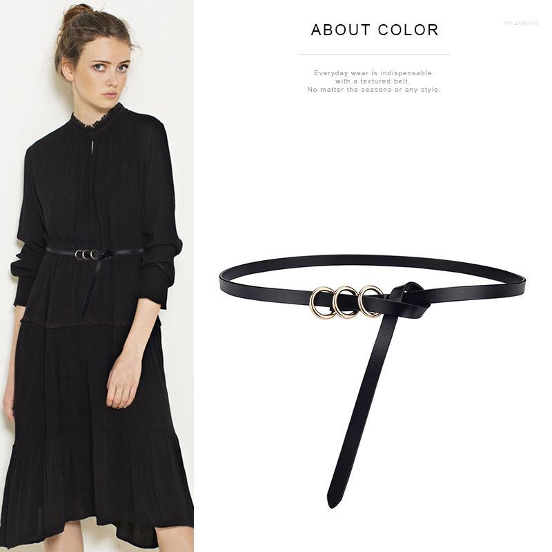 Belts Metal Ring Buckle Thin Leather For Women Spring Summer Chic Soft Dress Solid Color Black Waistband, Red
Belts Metal Ring Buckle Thin Leather For Women Spring Summer Chic Soft Dress Solid Color Black Waistband, Red