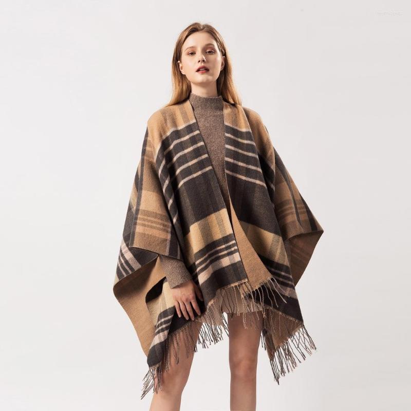 Scarves Arrival Jacquard Stripe Poncho Women Fashion Cashmere-like Blanket Cloaks Scarf Lady Winter Warm Cape Shawl Wraps
Scarves Arrival Jacquard Stripe Poncho Women Fashion Cashmere-like Blanket Cloaks Scarf Lady Winter Warm Cape Shawl Wraps