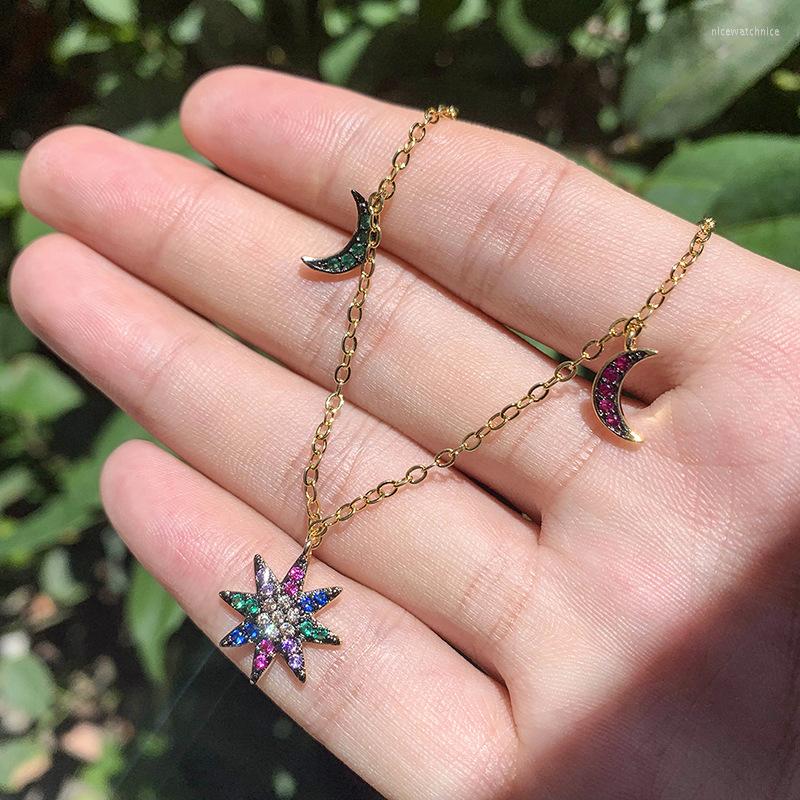 Pendant Necklaces Funmode Charm Star Moon Copper Chain Necklace For Women Girl Wholesale Fashion Jewelry Gifts FN56
Pendant Necklaces Funmode Charm Star Moon Copper Chain Necklace For Women Girl Wholesale Fashion Jewelry Gifts FN56