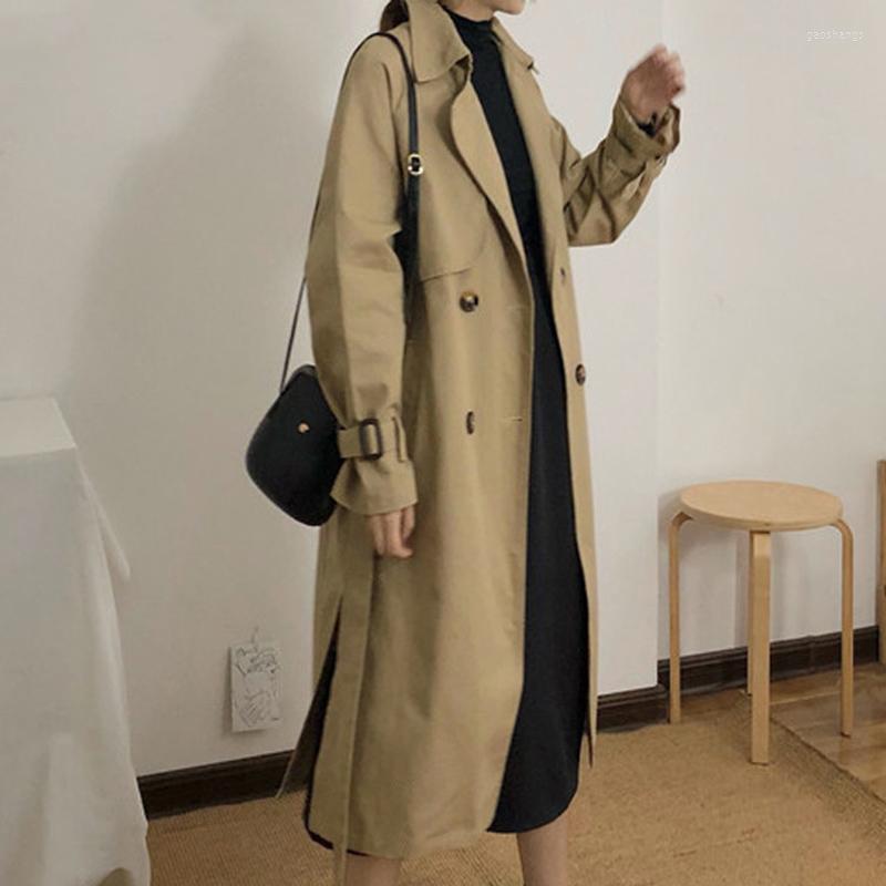 Women' Trench Coats Korean Version Of The Waist Tie Lapel Solid Color Loose And Thin Double-breasted Long-sleeved Windbreaker Jacket Women, Picture color
Women' Trench Coats Korean Version Of The Waist Tie Lapel Solid Color Loose And Thin Double-breasted Long-sleeved Windbreaker Jacket Women, Picture color