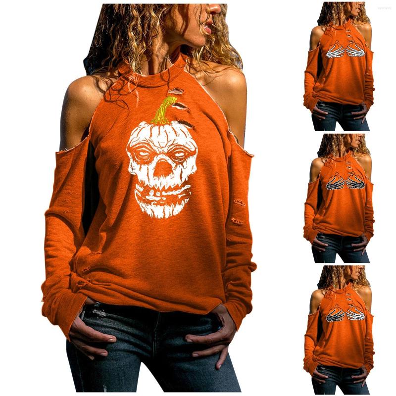 Women's Hoodies Women Fashion Casual Halloween Print Off Shoulder Cutout Hollow Long Sleeve Top Pullover Tops Lady Loose, Black
Women's Hoodies Women Fashion Casual Halloween Print Off Shoulder Cutout Hollow Long Sleeve Top Pullover Tops Lady Loose, Black