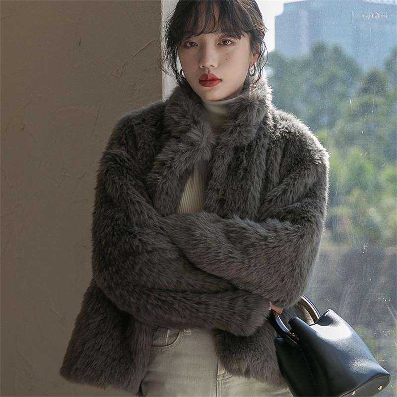Women' Fur Fluffy Furry Wool Coat Female 2022 Winter Raccoon Korean Loose Artificial Imitation Trend Fashion Soft Jacket, Gray
Women' Fur Fluffy Furry Wool Coat Female 2022 Winter Raccoon Korean Loose Artificial Imitation Trend Fashion Soft Jacket, Gray