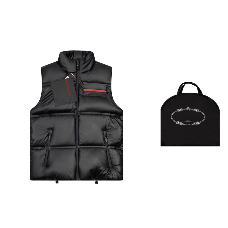 22FW Winter Warm Zipper Bomber Down Coat Italy Red Silica Gel Men Outdoor Windproof fashion Sleeveless Women Waistcoat Vest Stand Collar Puff Thick Jacket, Black
22FW Winter Warm Zipper Bomber Down Coat Italy Red Silica Gel Men Outdoor Windproof fashion Sleeveless Women Waistcoat Vest Stand Collar Puff Thick Jacket, Black