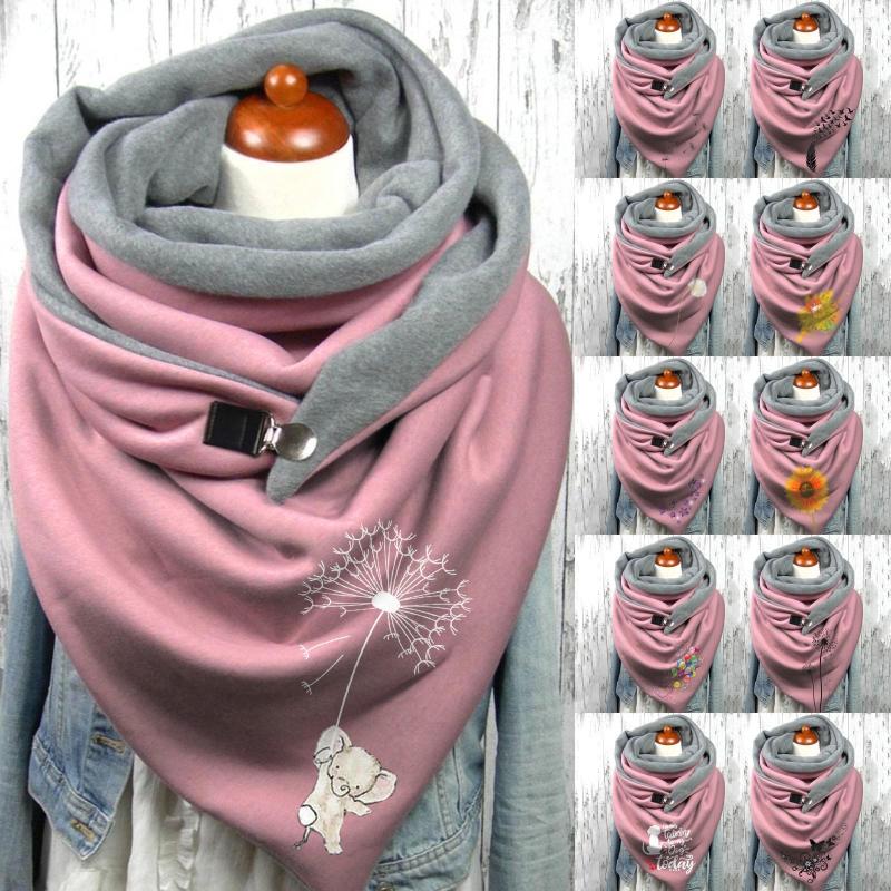 Scarves Fashion Sunflower Winter Scarf For Women Floral Print Button Soft Wrap Multi-Purpose Shawl Hijabs Foulard Bufands
Scarves Fashion Sunflower Winter Scarf For Women Floral Print Button Soft Wrap Multi-Purpose Shawl Hijabs Foulard Bufands