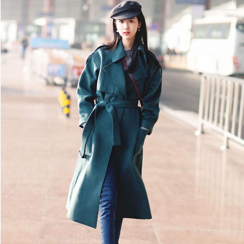 Women' Trench Coats Coat Female 2022 Korean Clothes Size Elegant Solid Long Slim Windbreaker Trincheira Casaco Feminino Suede, Green
Women' Trench Coats Coat Female 2022 Korean Clothes Size Elegant Solid Long Slim Windbreaker Trincheira Casaco Feminino Suede, Green