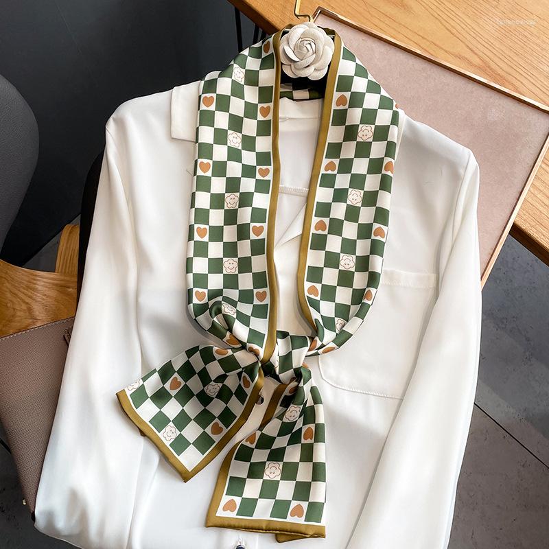 Scarves 2022 Ribbon Silk Scarf Female Design Luxury Foulard Skinny Scarfs Bag Neck Ties 17 150cm Headband Hair Neckerchief
Scarves 2022 Ribbon Silk Scarf Female Design Luxury Foulard Skinny Scarfs Bag Neck Ties 17 150cm Headband Hair Neckerchief