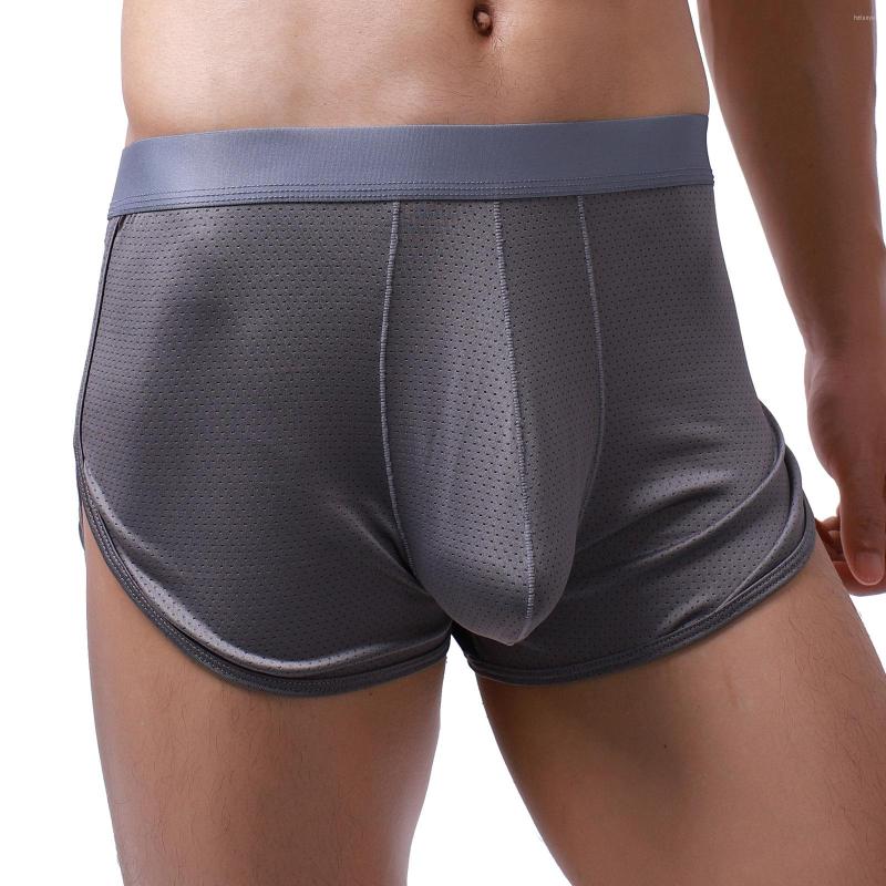 Underpants Mens Single Layer Mesh Boxers Trunks Breathable Underwear Comfortable Boxershorts, Black
Underpants Mens Single Layer Mesh Boxers Trunks Breathable Underwear Comfortable Boxershorts, Black