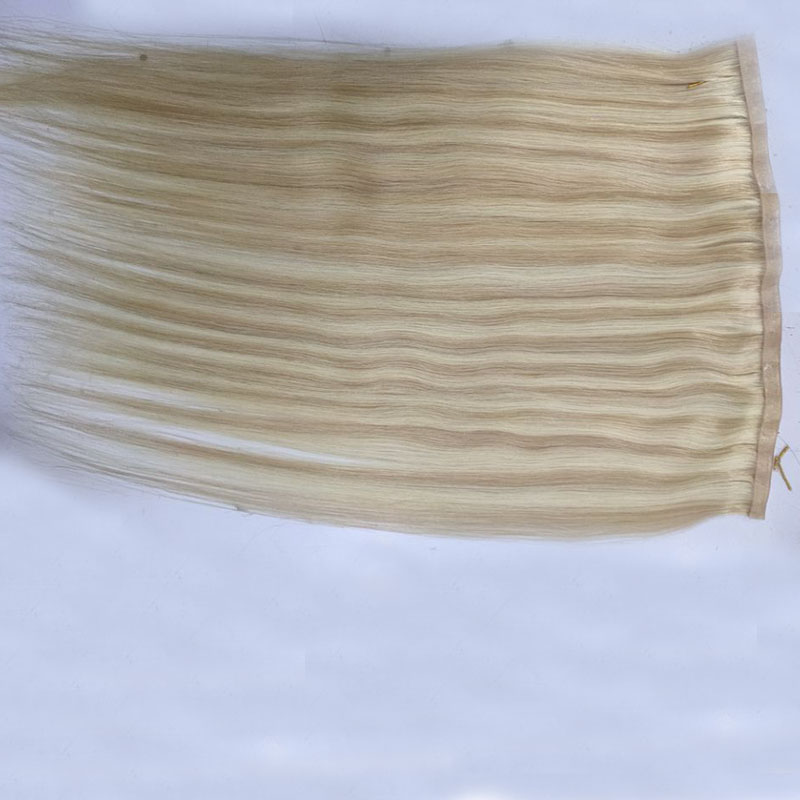 Top selling remy skin weft hair 100Gram european hair tape in humanhair extensions with holes 100g 3pcs