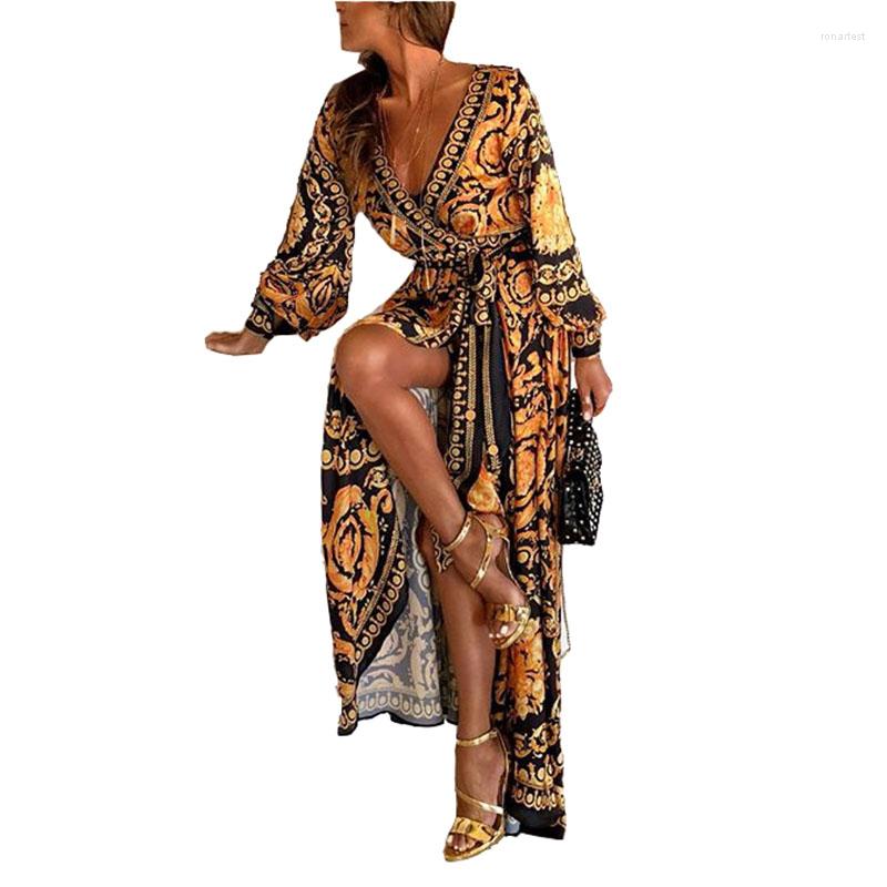 Casual Dresses 2022 Vestidos Ladies Clothing Long Sleeve Printing Retro Split Women Dress Autumn V-Neck Women' NBH35, Photo color
Casual Dresses 2022 Vestidos Ladies Clothing Long Sleeve Printing Retro Split Women Dress Autumn V-Neck Women' NBH35, Photo color