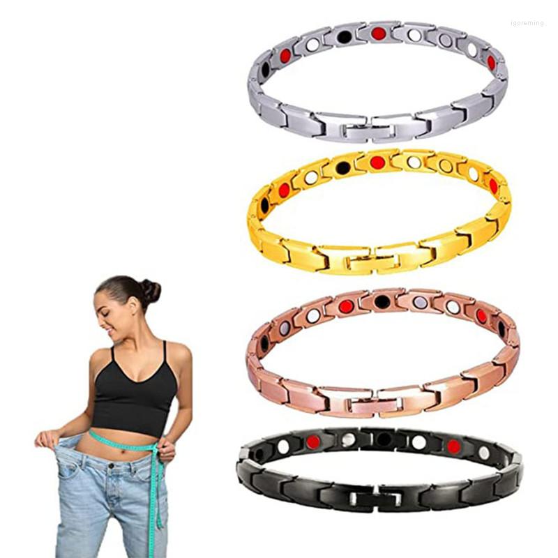 Link Bracelets Magnetic Bracelet Lymph Detox Slimming Therapy Health Care Bangle For Women Men Sl473
Link Bracelets Magnetic Bracelet Lymph Detox Slimming Therapy Health Care Bangle For Women Men Sl473