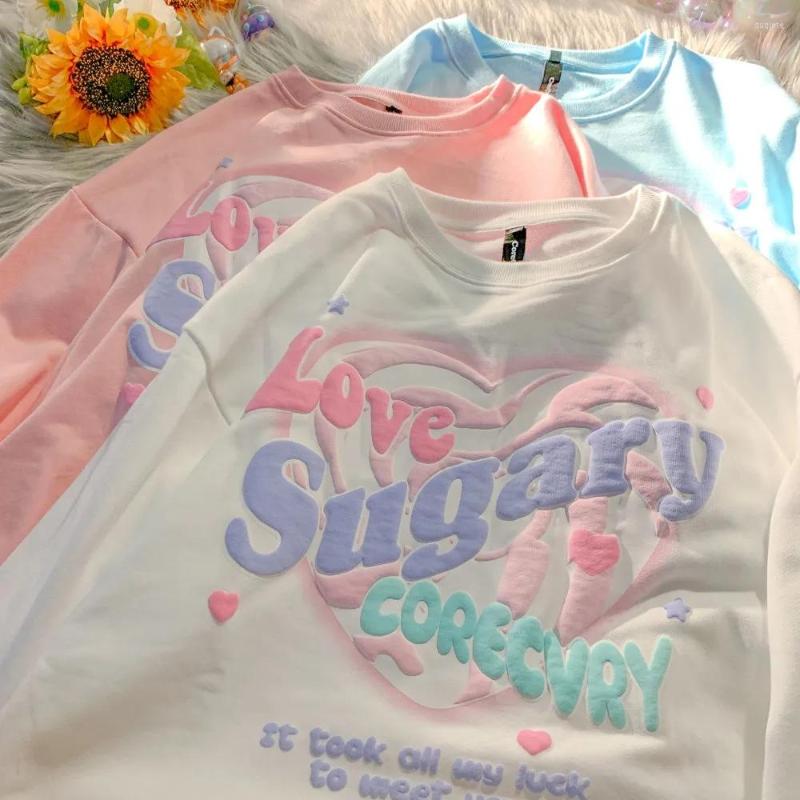 Women' Hoodies Korean Sweet Harajuku Letter O-Neck Long Sleeve Loose Sweatshirt Streetwear Winter Kawaii Fashion Casual Women American, Fen
Women' Hoodies Korean Sweet Harajuku Letter O-Neck Long Sleeve Loose Sweatshirt Streetwear Winter Kawaii Fashion Casual Women American, Fen