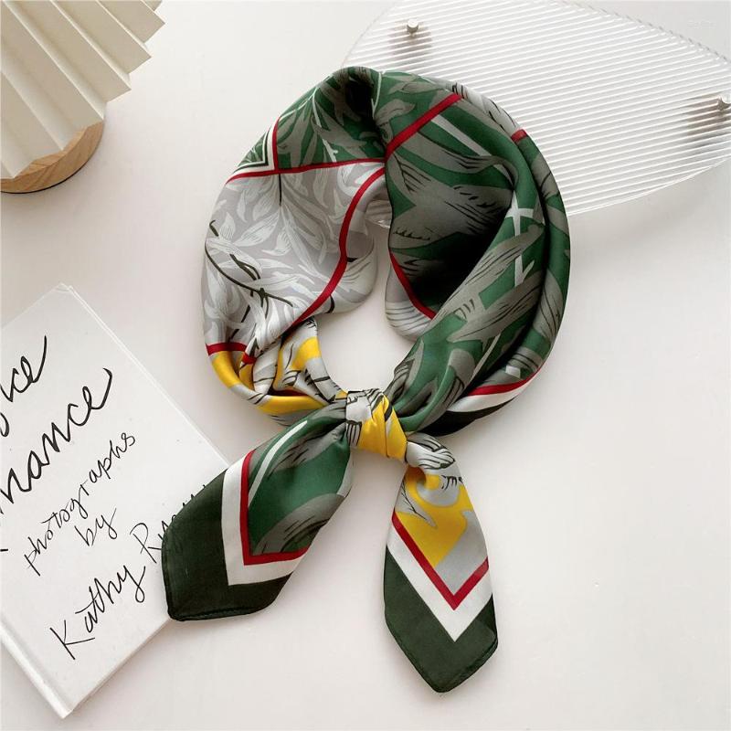 Scarves Large Leaves Silk Square Scarf Women Satin Shawl Wrap Hijab Female Hair Band Wrist Luxury Headkerchief 70 70cm Bandana 2022
Scarves Large Leaves Silk Square Scarf Women Satin Shawl Wrap Hijab Female Hair Band Wrist Luxury Headkerchief 70 70cm Bandana 2022