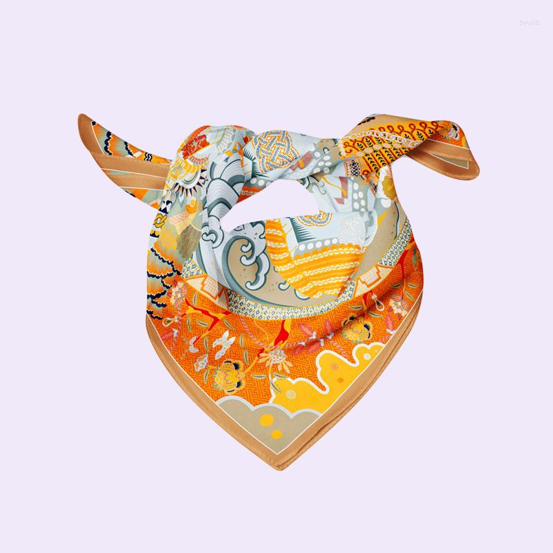 Scarves Summer Bright Square Head Scarf Women Soft Silk Bandana Small Handkerchief Fashion Neckwear
Scarves Summer Bright Square Head Scarf Women Soft Silk Bandana Small Handkerchief Fashion Neckwear