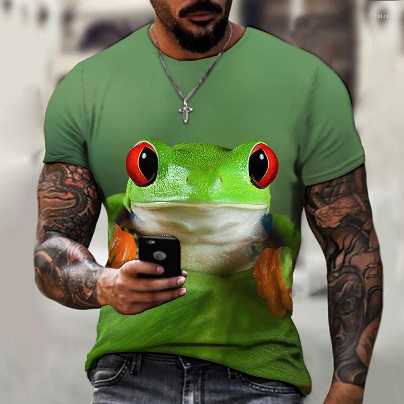 Men's T Shirts Fashion Short-sleeved Frog Pattern T-shirt 3D Printing Round Neck Casual Street Natural Top Quality Fabric, Lhc-1664
Men's T Shirts Fashion Short-sleeved Frog Pattern T-shirt 3D Printing Round Neck Casual Street Natural Top Quality Fabric, Lhc-1664