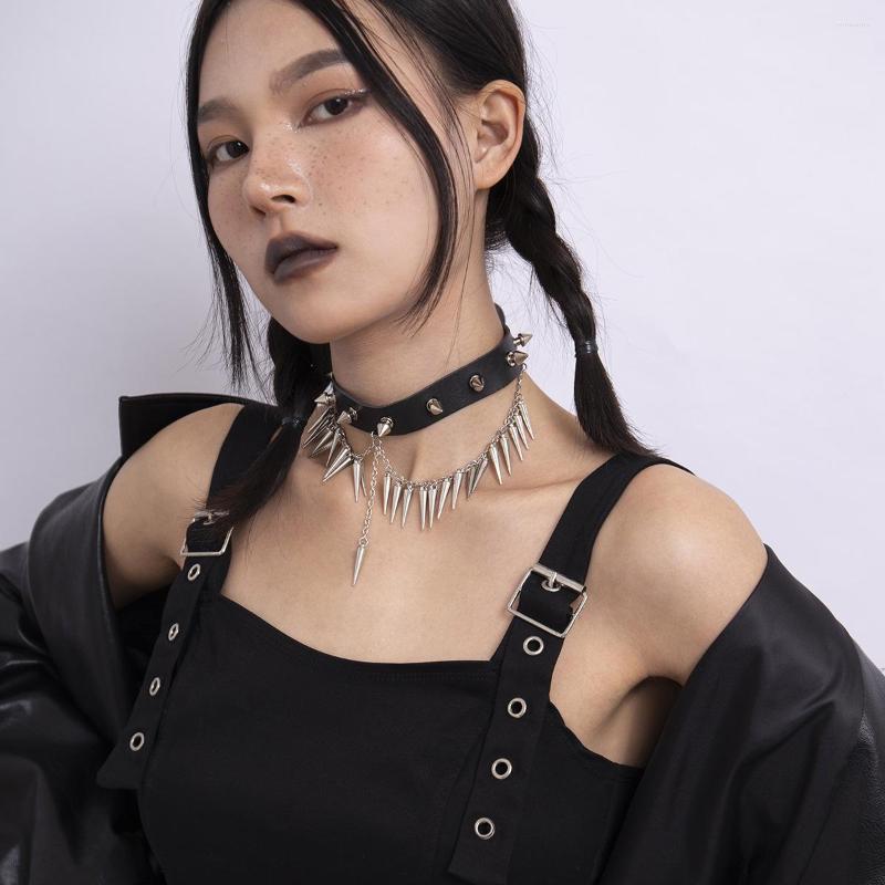 Choker Harajuku Punk Necklace Fashion Women Metal Rivet Chains Rock Jewelry Accessories Gothic Collar Sexy Pu Leather Chain
Choker Harajuku Punk Necklace Fashion Women Metal Rivet Chains Rock Jewelry Accessories Gothic Collar Sexy Pu Leather Chain