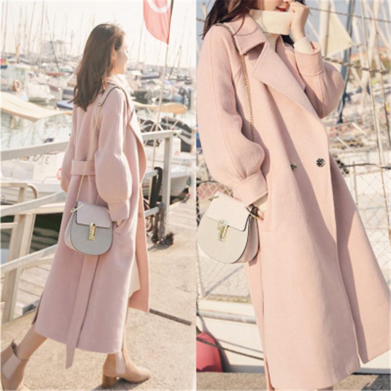 Women's Trench Coats Winter Women Woolen Overcoat Long Lantern Sleeves Coat Winer Large Size Female Section Thick D851, Beige
Women's Trench Coats Winter Women Woolen Overcoat Long Lantern Sleeves Coat Winer Large Size Female Section Thick D851, Beige
