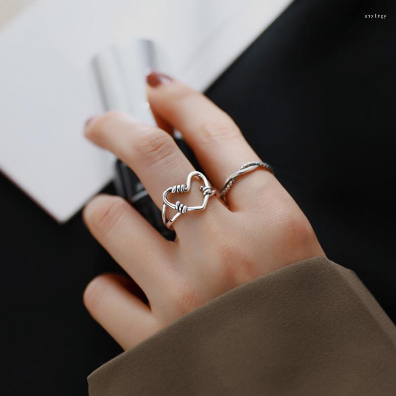 Wedding Rings Hollow Heart-shaped Knotted Love Finger Silver Color Copper Adjustable For Women Fashion Delicate Jewelry Gift
Wedding Rings Hollow Heart-shaped Knotted Love Finger Silver Color Copper Adjustable For Women Fashion Delicate Jewelry Gift