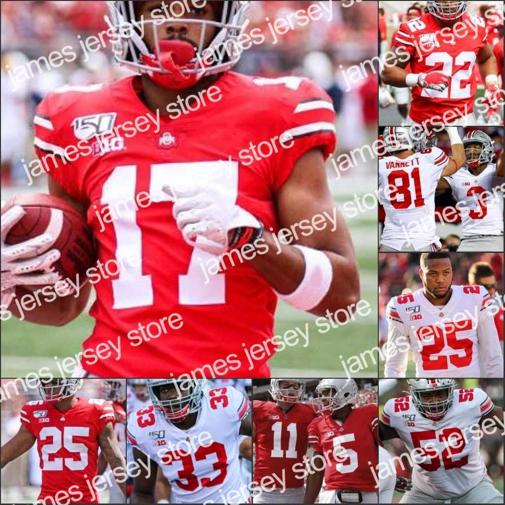 American College Football Wear Ohio State Buckeyes Archie Griffin Chase Young JK Dobbins Garrett Wilson Nick Bosa Elliott Julian Fleming 150TH stitched, White
American College Football Wear Ohio State Buckeyes Archie Griffin Chase Young JK Dobbins Garrett Wilson Nick Bosa Elliott Julian Fleming 150TH stitched, White