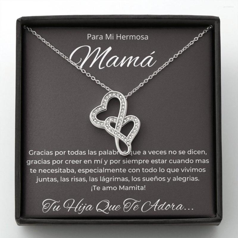 Chains Mother And Daughter Necklace Double Heart For Women Mother's Day Gift Sentimental Gifts
Chains Mother And Daughter Necklace Double Heart For Women Mother's Day Gift Sentimental Gifts