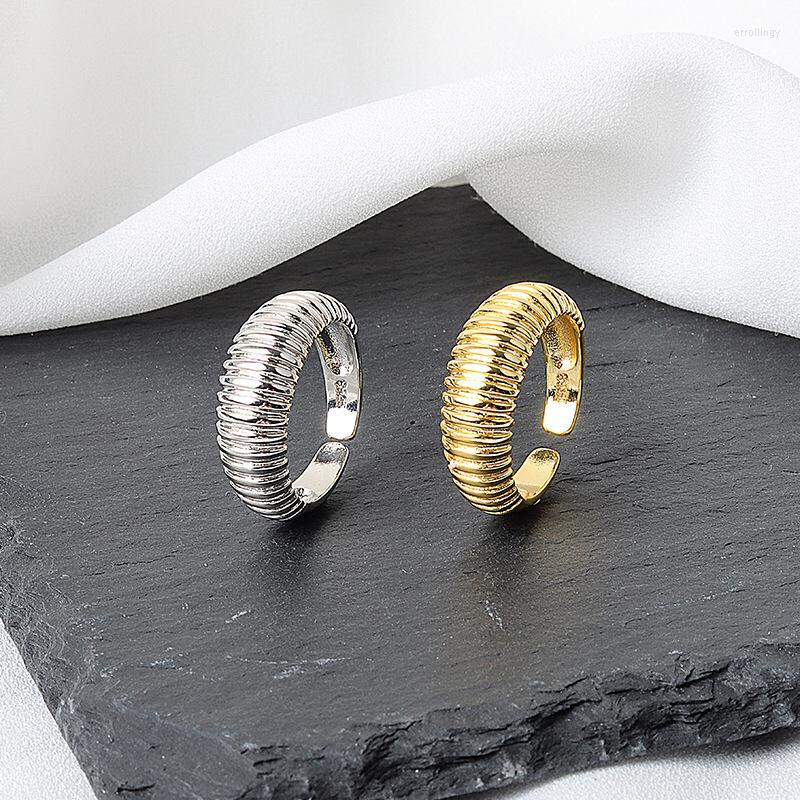 Wedding Rings Fashion Pure Silver Color Retro Simple Ring Female Thread Winding Finger For Women Jewelry 2022
Wedding Rings Fashion Pure Silver Color Retro Simple Ring Female Thread Winding Finger For Women Jewelry 2022
