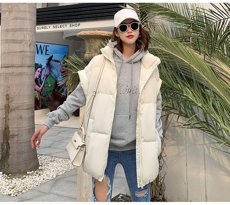 Women' Vests Down Vest Women 2022 Solid Warm Sleeveless Tops Autumn Winter Korean Fashion Loose Female Y378, 01
Women' Vests Down Vest Women 2022 Solid Warm Sleeveless Tops Autumn Winter Korean Fashion Loose Female Y378, 01