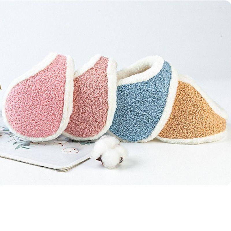 Berets Warm Thicken Plush Earmuffs Winter Outdoor Cycling Fleece Fur Men Women Ear Cover Protector Soft Muffs Mask, Pink