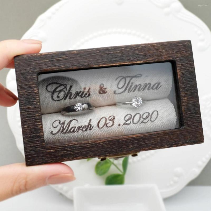 Jewelry Pouches Personalized Ring Box Wedding Bearer Engagement Wooden Holder Proposal Rustic Wood
Jewelry Pouches Personalized Ring Box Wedding Bearer Engagement Wooden Holder Proposal Rustic Wood