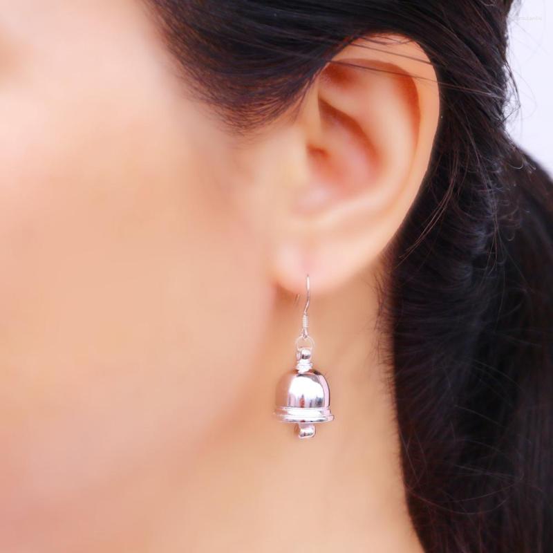 Dangle Earrings Classic Women's Silver Bell Pendant Earring-925 Sterling Earrings-Girl's Non-Allergic Body Jewelry-Party Accessory
Dangle Earrings Classic Women's Silver Bell Pendant Earring-925 Sterling Earrings-Girl's Non-Allergic Body Jewelry-Party Accessory