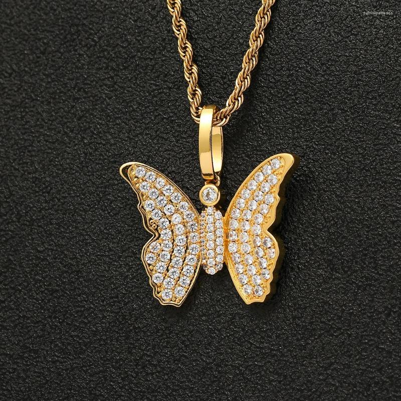 Pendant Necklaces Hip Hop Zircon Butterfly Fashionable Solid Necklace Jewelry
Pendant Necklaces Hip Hop Zircon Butterfly Fashionable Solid Necklace Jewelry