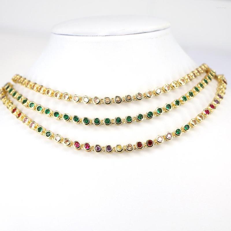 Chains 5PCS Cubic Zircon Chain Necklace Crystal CZ Tennis Necklacen Dainty
Chains 5PCS Cubic Zircon Chain Necklace Crystal CZ Tennis Necklacen Dainty