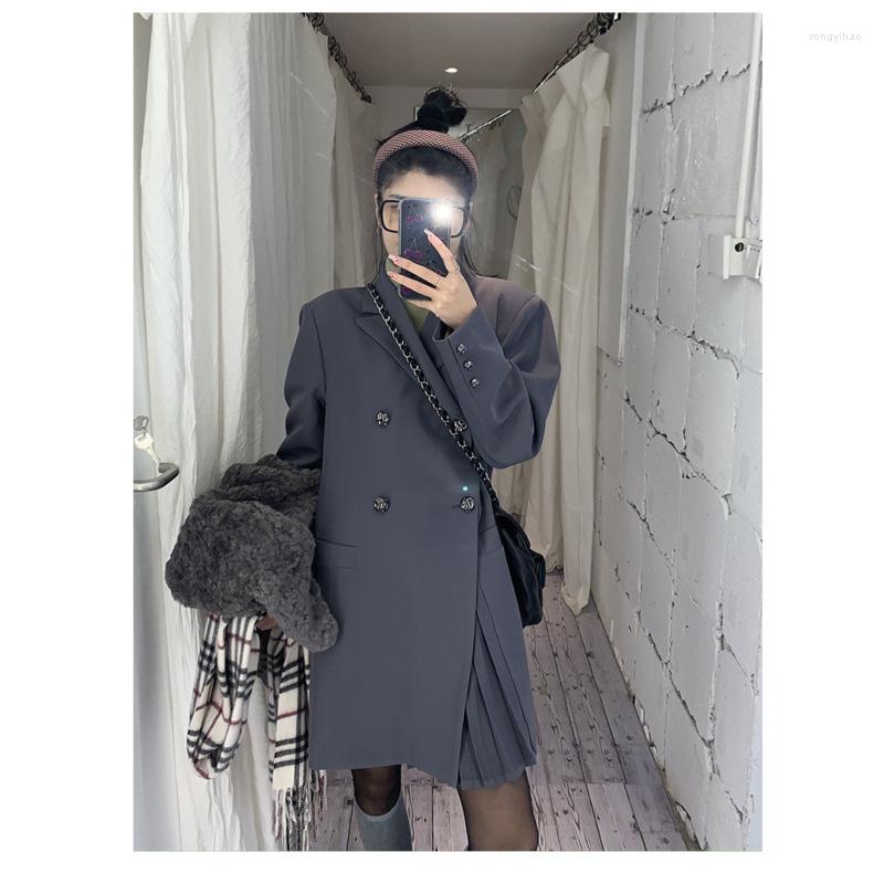 Women's Trench Coats Pleated Dress Overcoat Grey Suits Women Fashion Long Short Autumn Coat Vintage Female Outerwear, Grey short
Women's Trench Coats Pleated Dress Overcoat Grey Suits Women Fashion Long Short Autumn Coat Vintage Female Outerwear, Grey short
