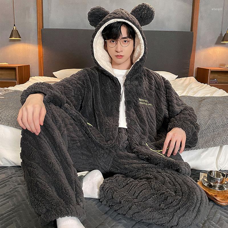 Men's Sleepwear QUHENG 2022 Winter Long Sleeve Hooded Thick Warm Flannel Pajama Sets For Men Autumn Suit Pyjama Male Homewear
Men's Sleepwear QUHENG 2022 Winter Long Sleeve Hooded Thick Warm Flannel Pajama Sets For Men Autumn Suit Pyjama Male Homewear