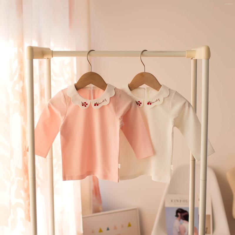Shirts Children Cherry Embroidery Tops 2022 Arrival Autumn 1-5 Year Kids Clothes Long Sleeve Turn Down Collar T Shirt Baby Girl, Pink
Shirts Children Cherry Embroidery Tops 2022 Arrival Autumn 1-5 Year Kids Clothes Long Sleeve Turn Down Collar T Shirt Baby Girl, Pink