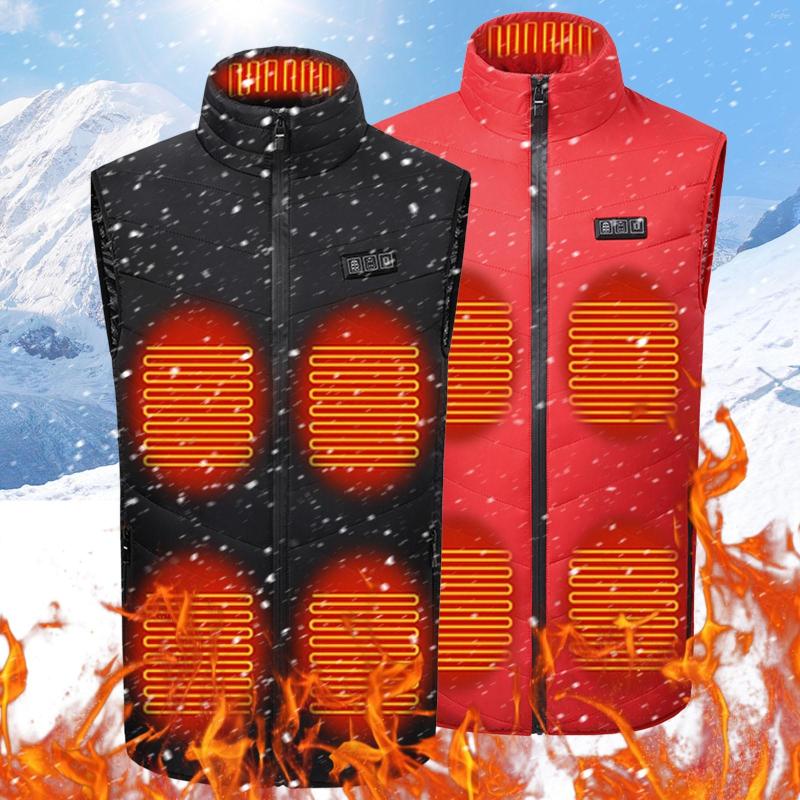 Men's Down Men Winter Vest Usb Electric Self-heating Cotton Women Outdoor Keep Warm Flexible Thermal Heating Jacket T6
Men's Down Men Winter Vest Usb Electric Self-heating Cotton Women Outdoor Keep Warm Flexible Thermal Heating Jacket T6