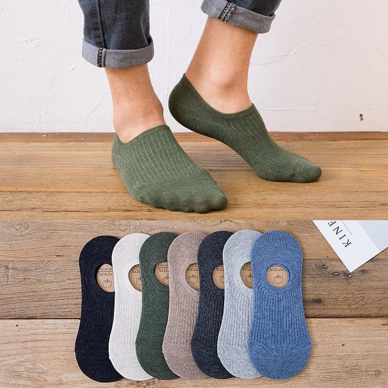 Men's Socks 7 Pairs Solid Men No Show Cotton Harajuku Black Silicone Non-slip Spring Summer Shallow Mouth Invisible Men's, Beige
Men's Socks 7 Pairs Solid Men No Show Cotton Harajuku Black Silicone Non-slip Spring Summer Shallow Mouth Invisible Men's, Beige